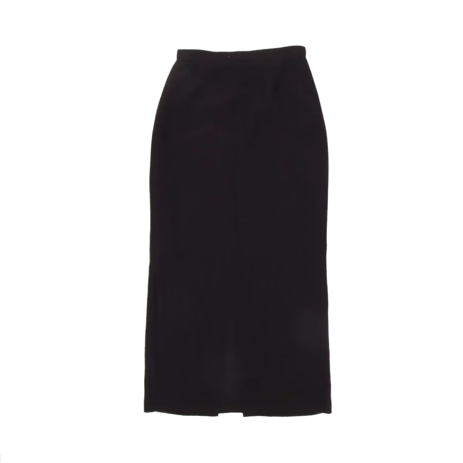 jupe longue noire friperie vintage