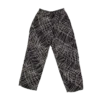 pantalon fluide motif géométrique friperie vintage