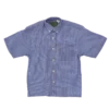 chemise à carreaux bleu vichy garçon friperie vintage