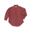 chemise à carreaux rouge col pelle à tarte garçon friperie vintage