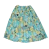 jupe plissée fleurs friperie vintage