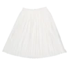 jupe plissée blanche friperie vintage
