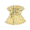 robe à fleurs fille friperie vintage
