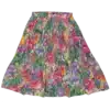 jupe fleurie plissée friperie vintage