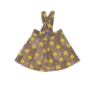 robe salopette à fleurs friperie vintage