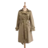 trench marron friperie vintage
