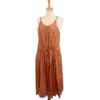 robe à bretelles ajustables paisley friperie vintage