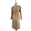 trench coat beige friperie vintage
