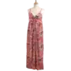 robe longue paisley friperie vintage